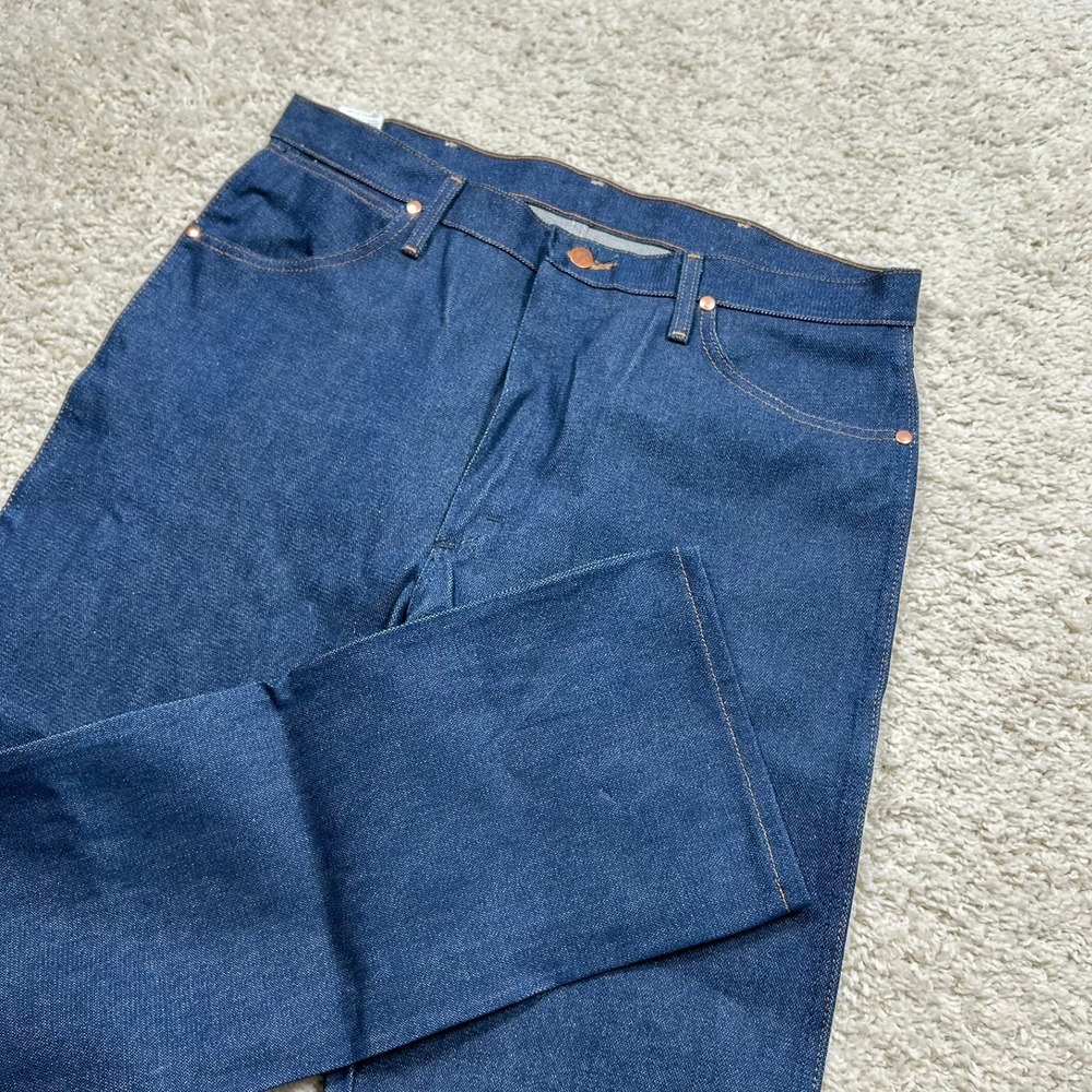 Wrangler Jeans 36x32 Blue 13MWZ Cowboy Cut Original Fit Rigid Denim New NWT